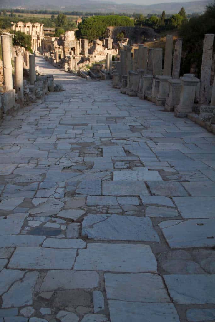 Curetes Street, a rare diagonal street (Graeco-Roman cities were usually laid out in a north-south grid) located in Ephesus and named for an inscription found there that mentioned the Curetes, priests of Artemis.