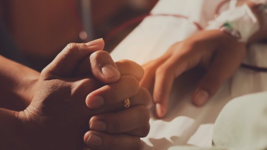 image of praying hands for a post about what is a chaplain