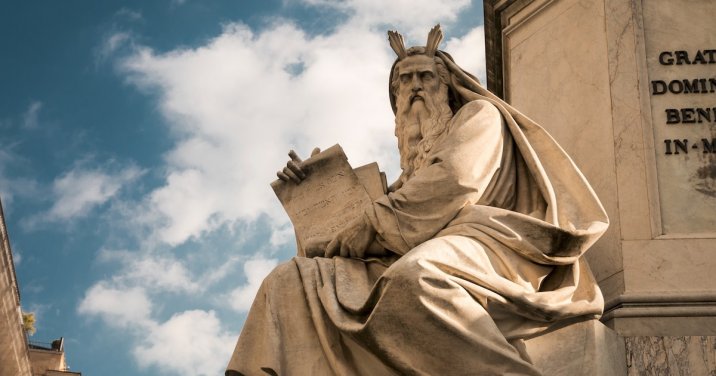 image of moses for a post about the old testament law