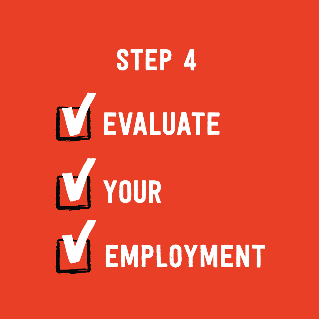 evaluate your employment