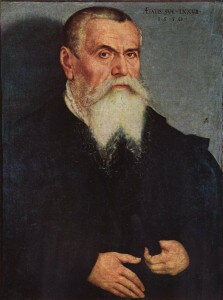 Cranach is designated "Lucas Cranach the Elder" to distinguish him from his son, known as Lucas Cranach the Younger.