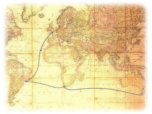 The First Fleet's Voyage ~ 15,000 miles ~ 252 days