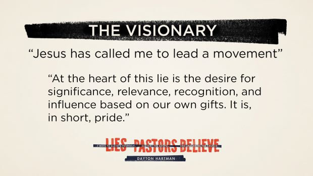 Lies Pastors Believe Quote x