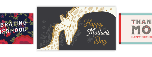 Mother and Baby Giraffe Drawing for Church Slides & Announcements
