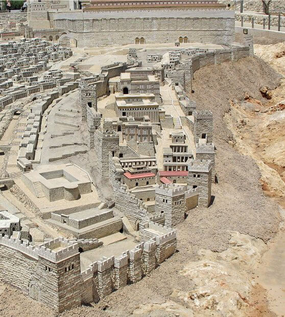 image of ancient jerusalem and the city of david