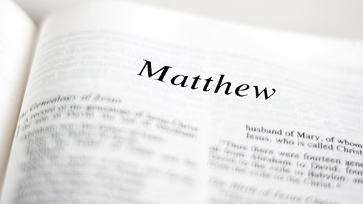 Image of the book of Matthew for a post on the theology of matthew