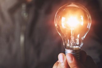 Lightbulb for a post about sermon ideas