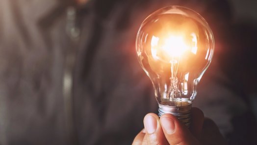 Lightbulb for a post about sermon ideas