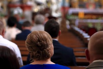People in a church for a post about shepherding your church on race