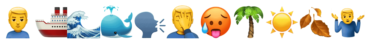 The story of Jonah in emojis