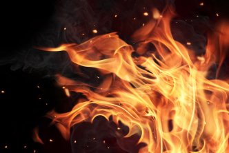 image of fire to illustrate the strange fire in the Bible