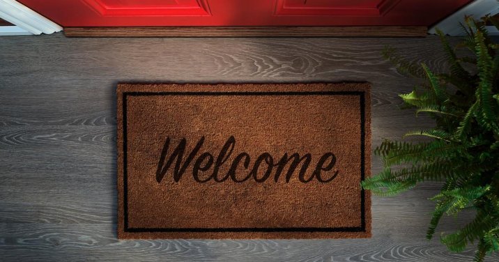 image of welcome mat for a post about how servant keeper joins faithlife