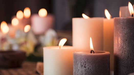 Image of candles for a post about anticipating Christmas