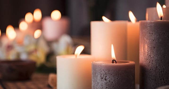 Image of candles for a post about anticipating Christmas