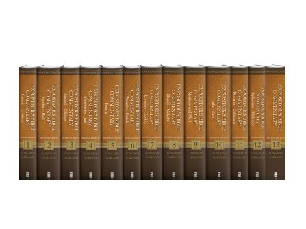 spines of a top pick Bible commentary: Expositor's Bible Commentary