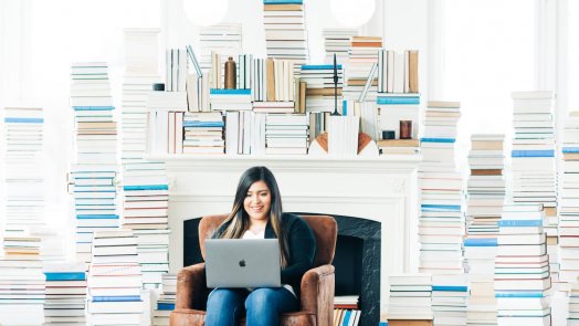 woman studying theology