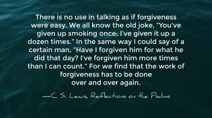 C. S. Lewis quotes on forgiveness