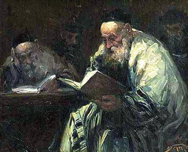 Talmud Readers by Adolf Behrman, c. early twentieth century, Jewish Historical Institute in Warsaw.