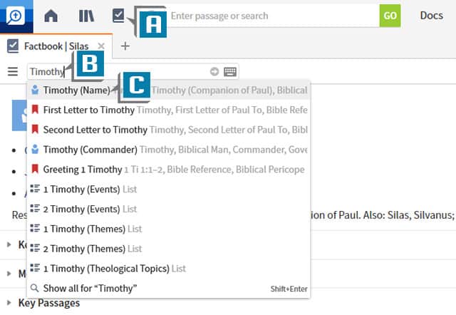 Factbook Timothy screenshot