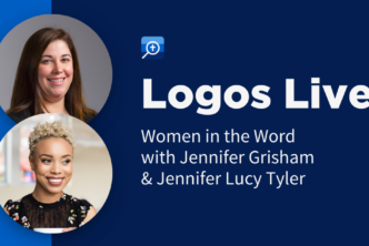 Logos Live header for Women in the Word episode with Jennifer Lucy Tyler