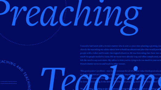 Preaching & Teaching Word Collage