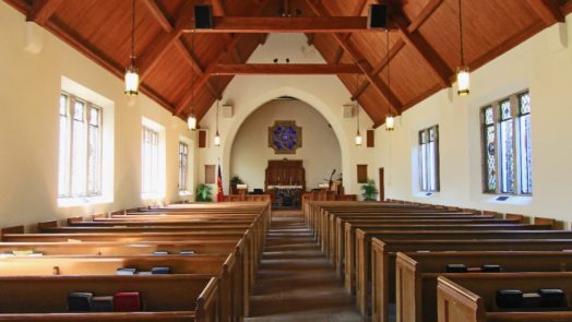 interior of a church at seminary