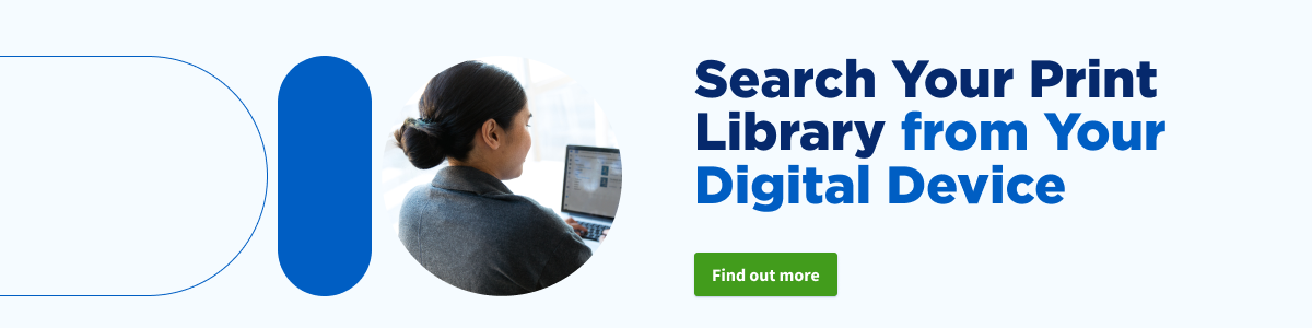 Search Your Print Library from Your Digital Device. Find out more about Logos 10.