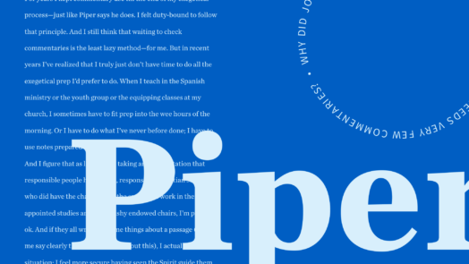 Blue graphic with the word Piper and text from the article