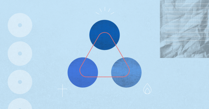 What is the Trinity? Image of three dots forming a triangle.