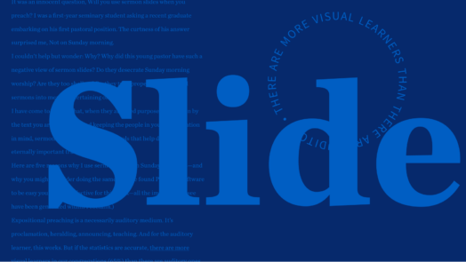 Graphic with the word slide in bold