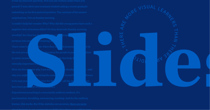 Graphic with the word slide in bold