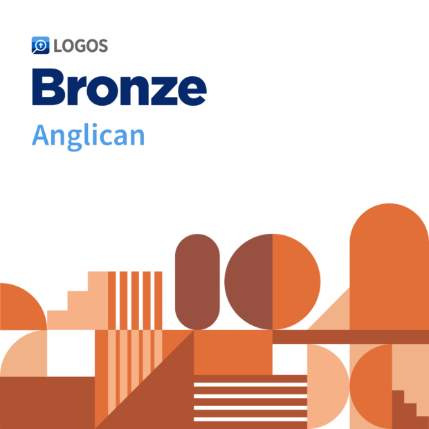 Logos 10 Anglican Bronze