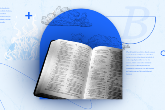 an open bible to represent Baptist Bible Study