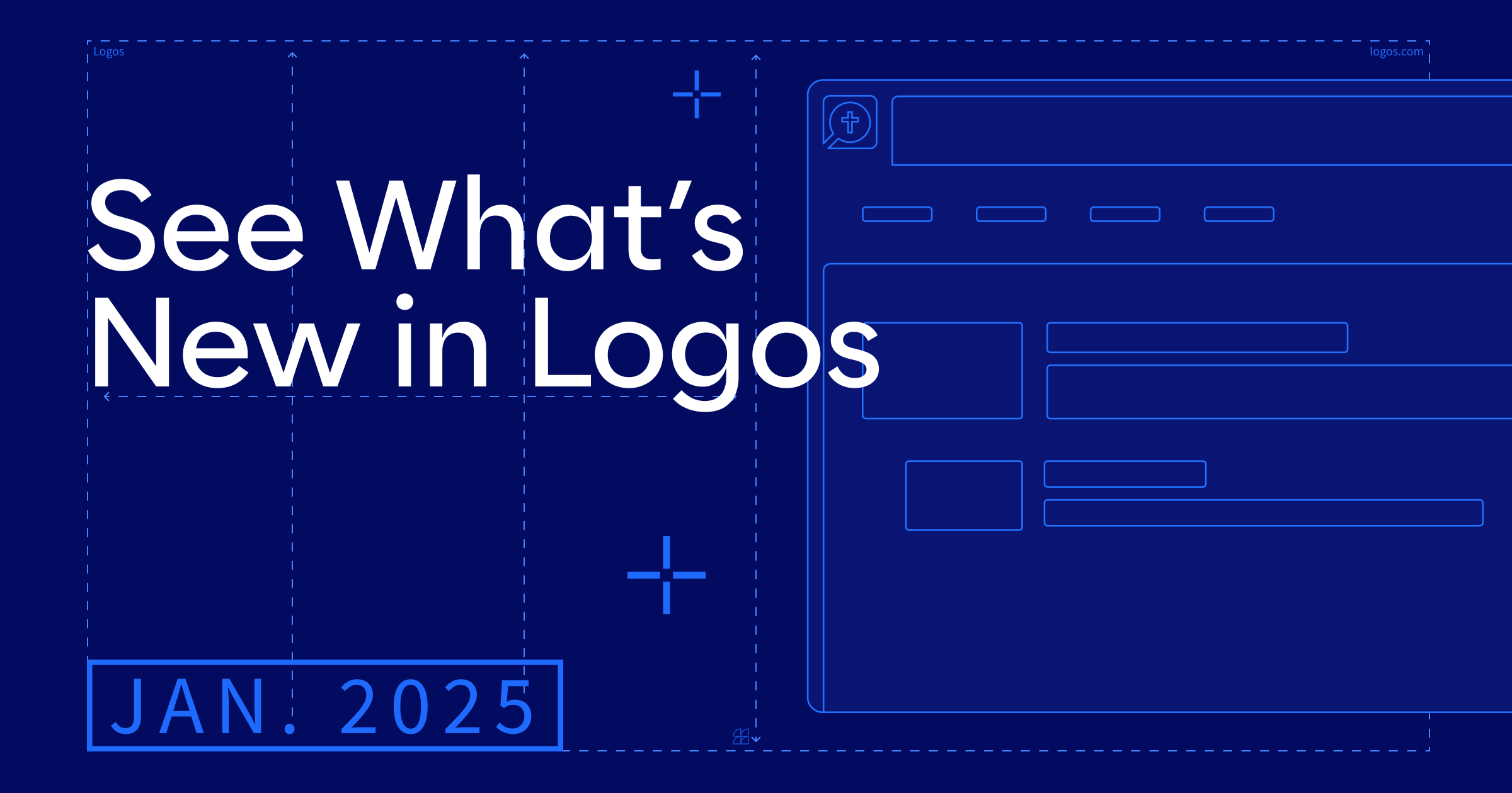 An image that reads, See What's New in Logos for January 2025.