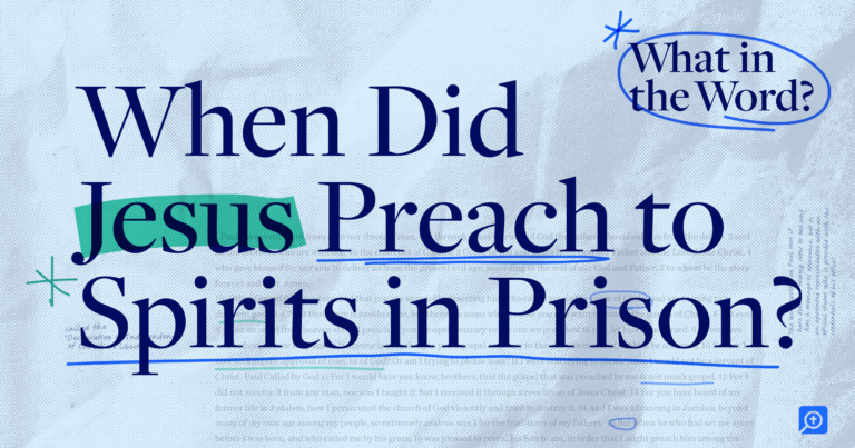 When Did Jesus Preach to Spirits in Prison? | Thomas Schreiner on 1 Peter 3:18–22