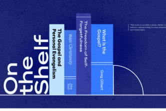 An image with the words On the Shelf, featuring the spines and titles of certain books from the article's list.