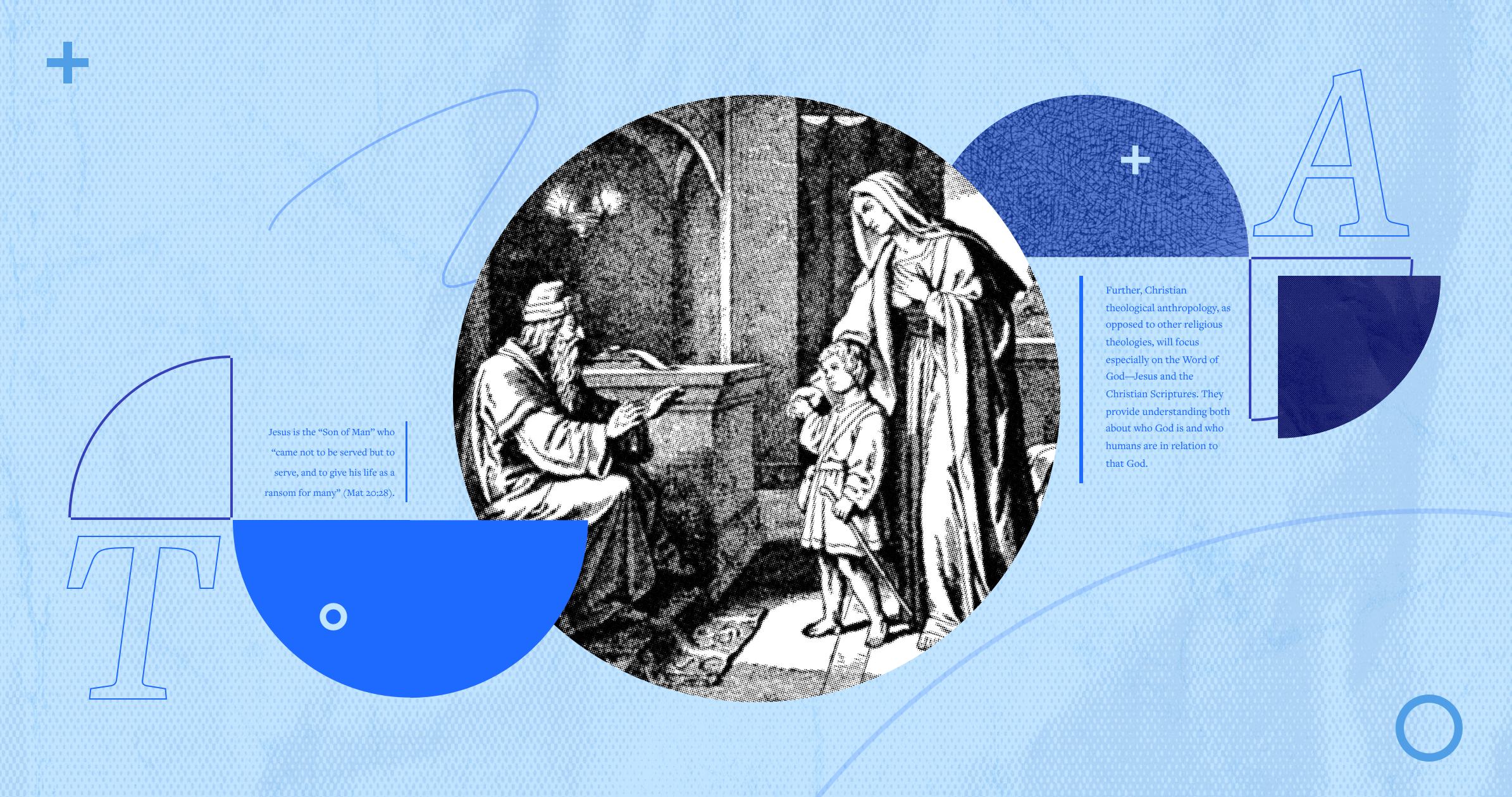 An image of Hannah presenting Samuel to Eli with text from the article around it.