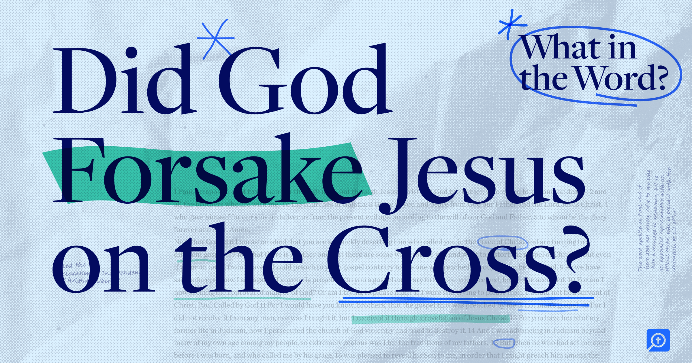 Did God Forsake Jesus on the Cross? | Tom McCall on Matthew 27:46