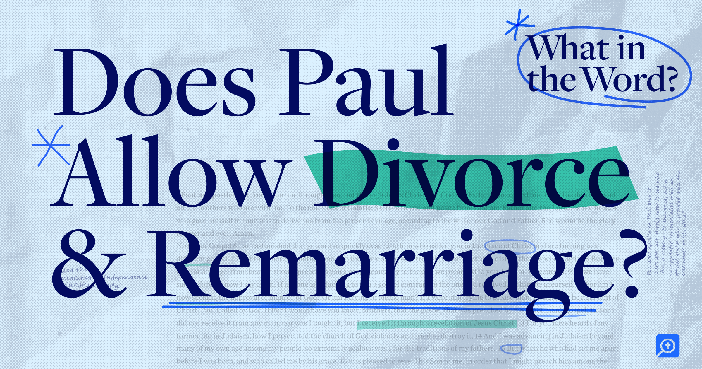 Does Paul Allow Divorce & Remarriage? | Craig Keener on 1 Corinthians 7:15