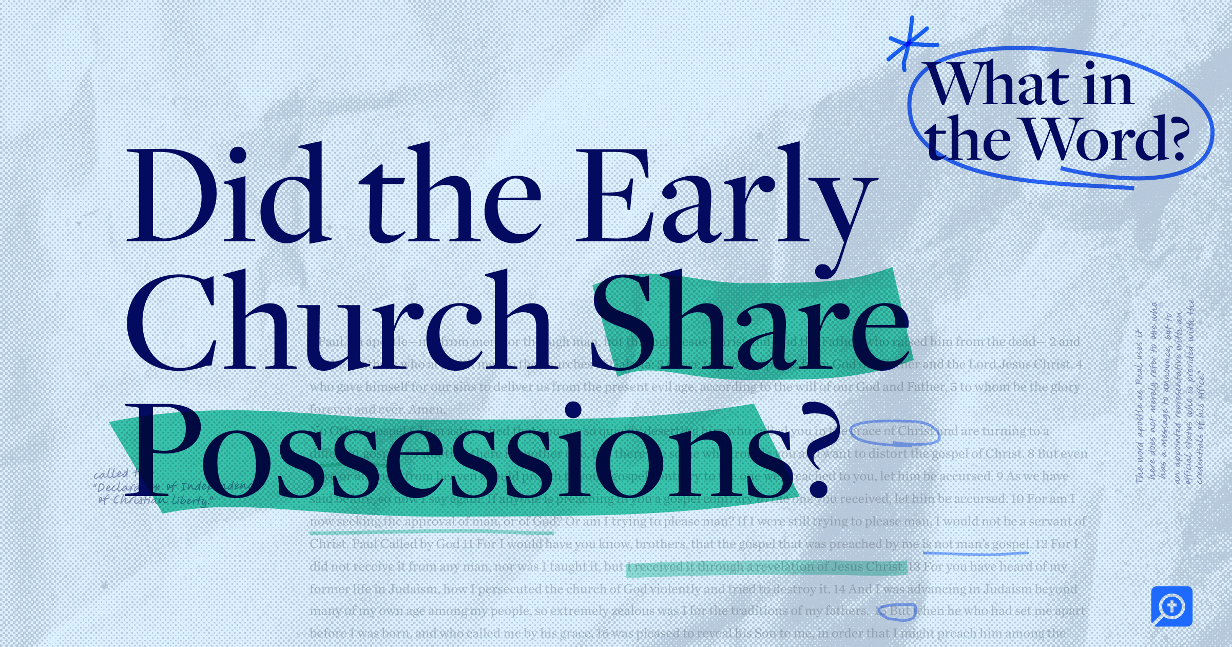 Did the Early Church Share Possessions? | Darrell Bock on Acts 2 & 4