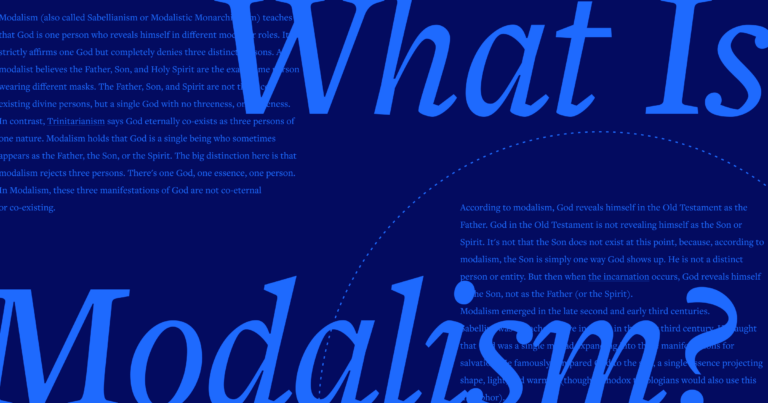 Modalist Trinity What Is Modalism? The Most Common Mistake About the Trinity