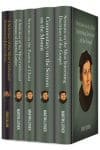 image of John Calvin books for a post about preaching skills